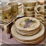 K05. Handpainted dinnerware.